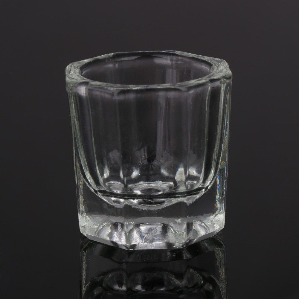 Nail Art Acrylic Liquid Powder Dappen Dish Glass Crystal Cup