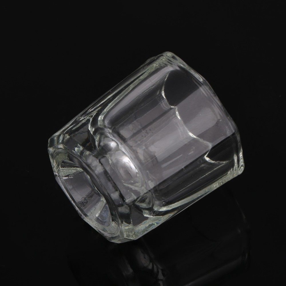 Nail Art Acrylic Liquid Powder Dappen Dish Glass Crystal Cup