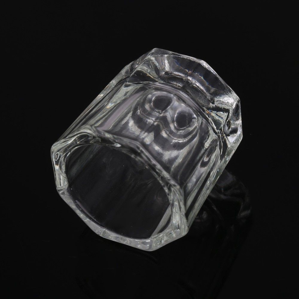 Nail Art Acrylic Liquid Powder Dappen Dish Glass Crystal Cup