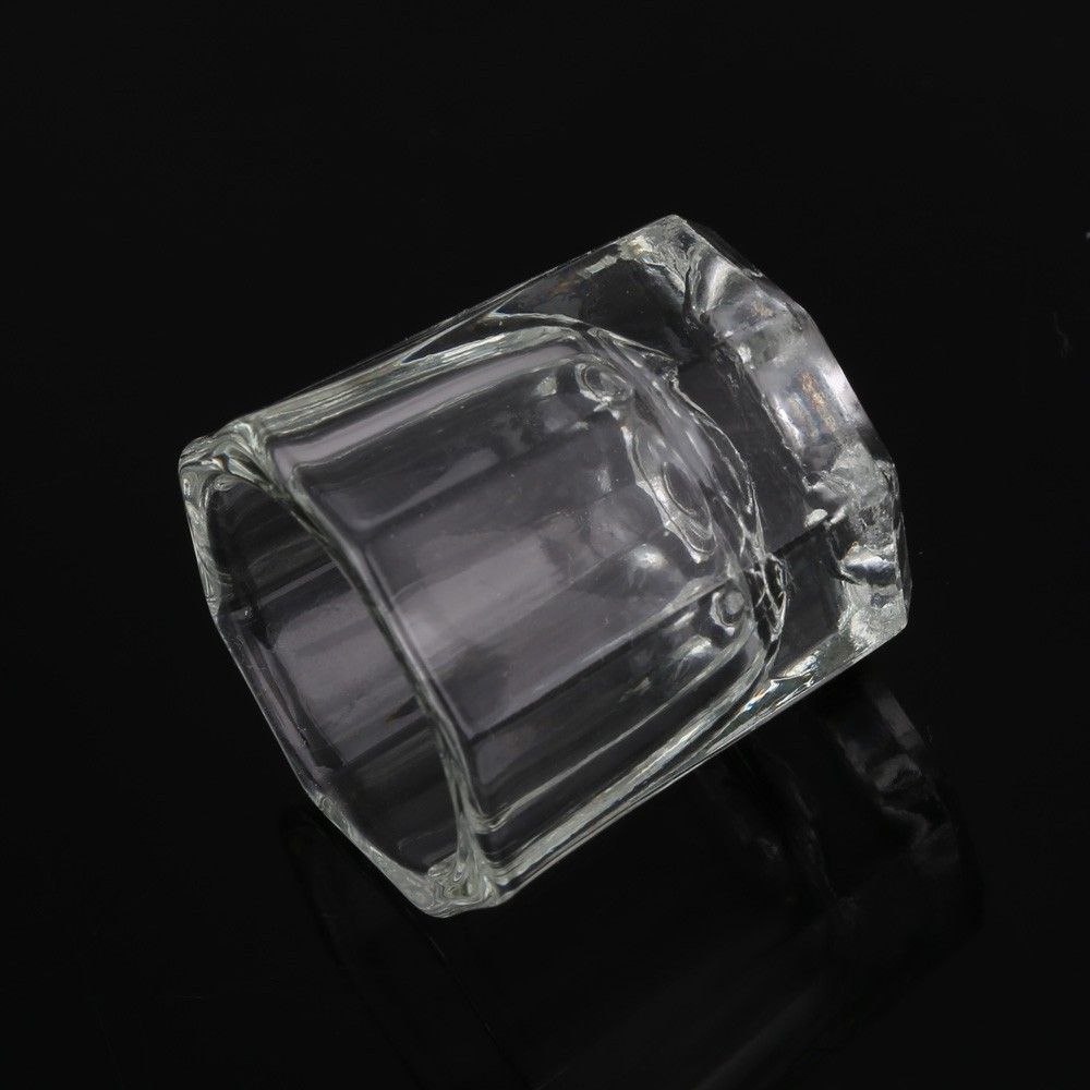 Nail Art Acrylic Liquid Powder Dappen Dish Glass Crystal Cup