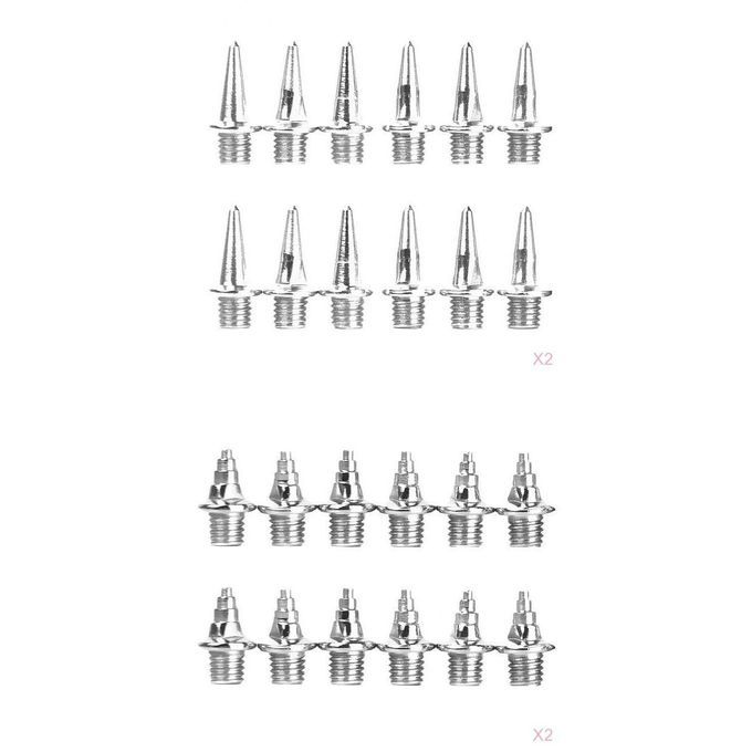 48 Pieces Shoes Track & Field Steel Spikes Cricket Cross Country Shoe