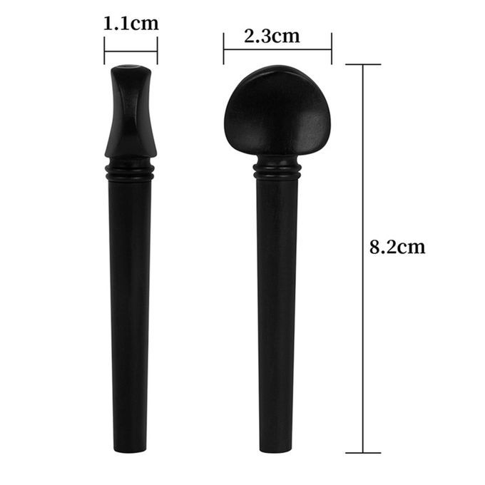 12Pcs 3/4 4/4 Size Violin Tuning Pegs Violin Accessories Replacement