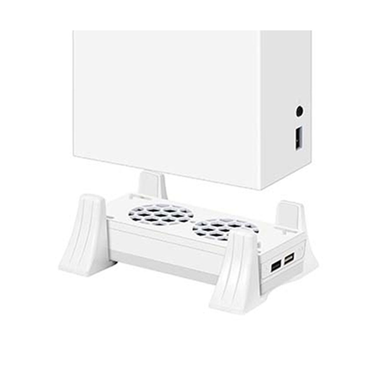 Vertical Stand with Dual Cooling Fans for 3 Gear Adjustment Holder with Color Light