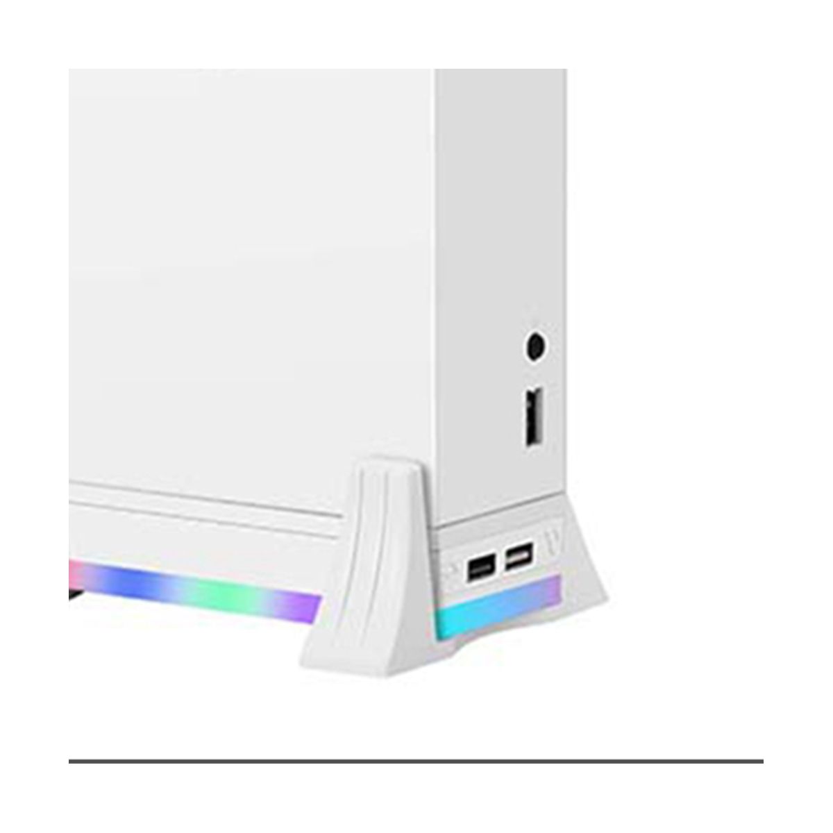 Vertical Stand with Dual Cooling Fans for 3 Gear Adjustment Holder with Color Light