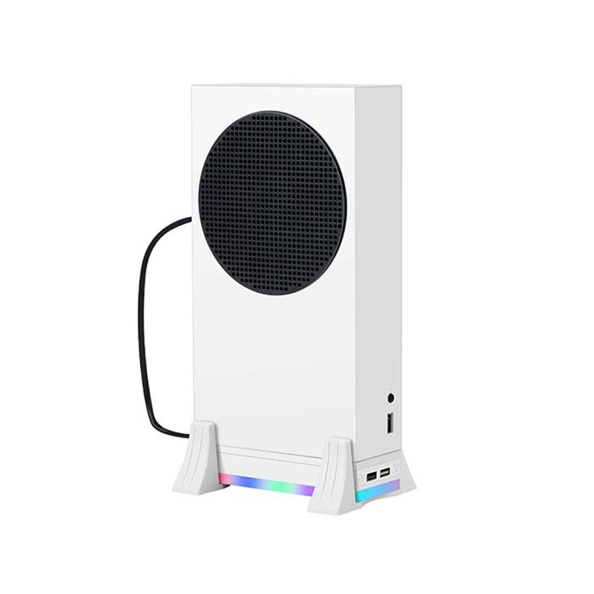 Vertical Stand with Dual Cooling Fans for 3 Gear Adjustment Holder with Color Light