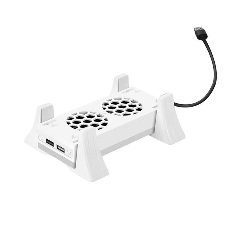 Vertical Stand with Dual Cooling Fans for 3 Gear Adjustment Holder with Color Light