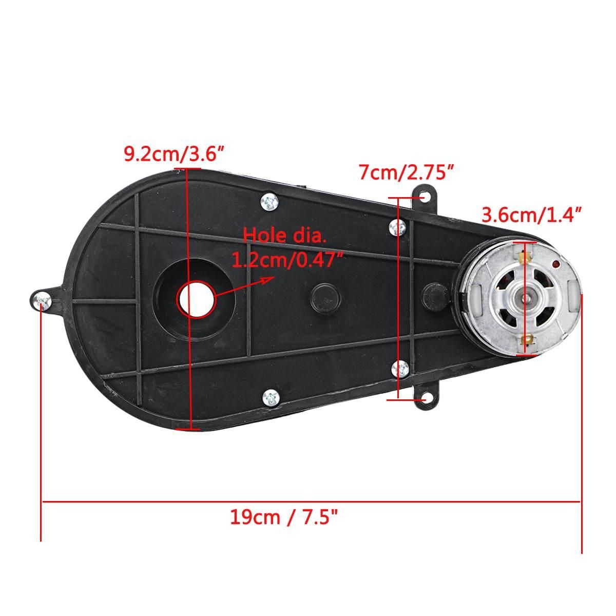 2Pcs 12V RS390/5 30000 RPM 12000 RPM Electric Motor Gearbox For Children Kids Ride-On Car Bike Toy Accessories Repment