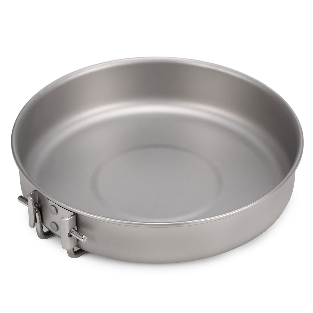 Camping Cookware Set Titanium Pot And Fry Pan Set With Lid