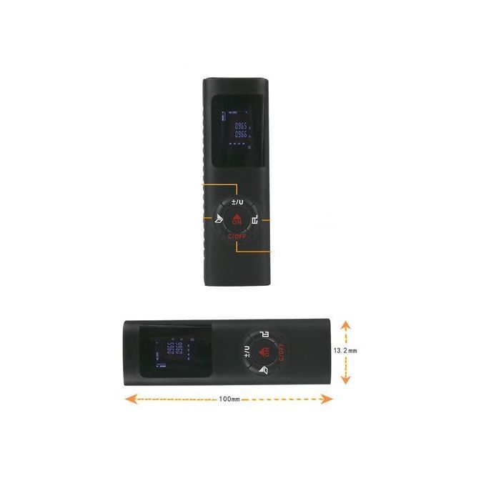 Portable Multi-function Laser Distance Meter With Level Instrument And Backlight Support Single Distance And Continuous Measuring