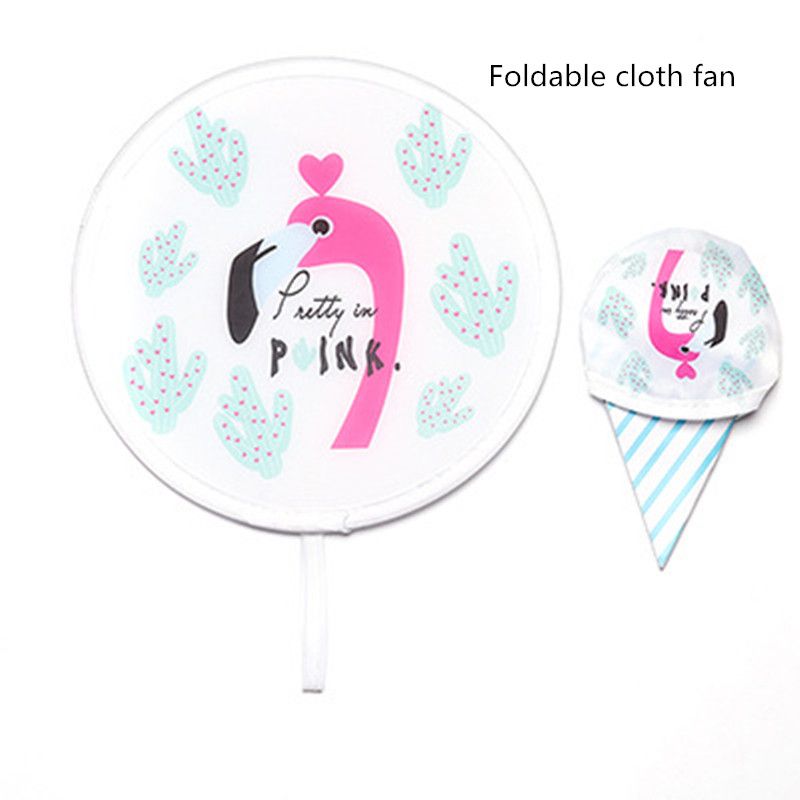 Para Gifts Portable PP Summer Shell Fan Plastic Fan Abanicos веер Boda Mini 8 Cooling Styles Fan Hand Party Fan Cartoon Cute
