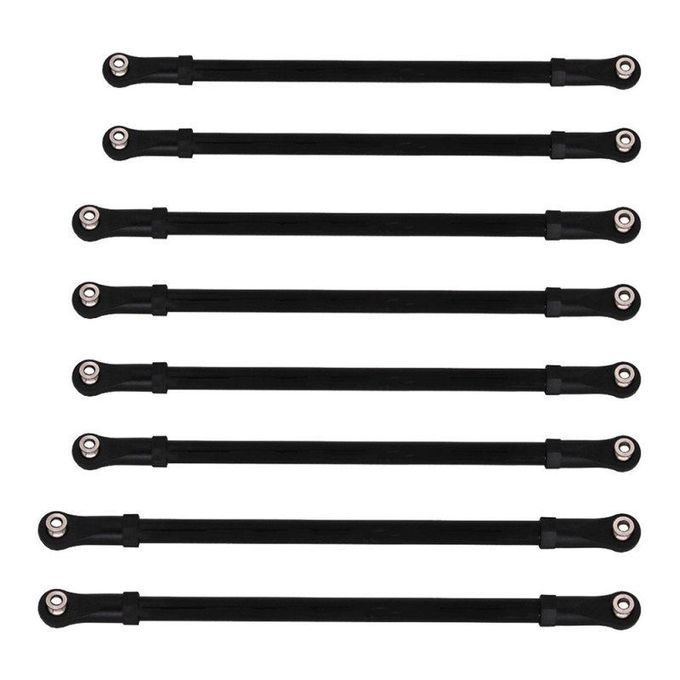 8Pcs/Set Aluminum Alloy Metal Sticks Upgrade Parts-Titanium