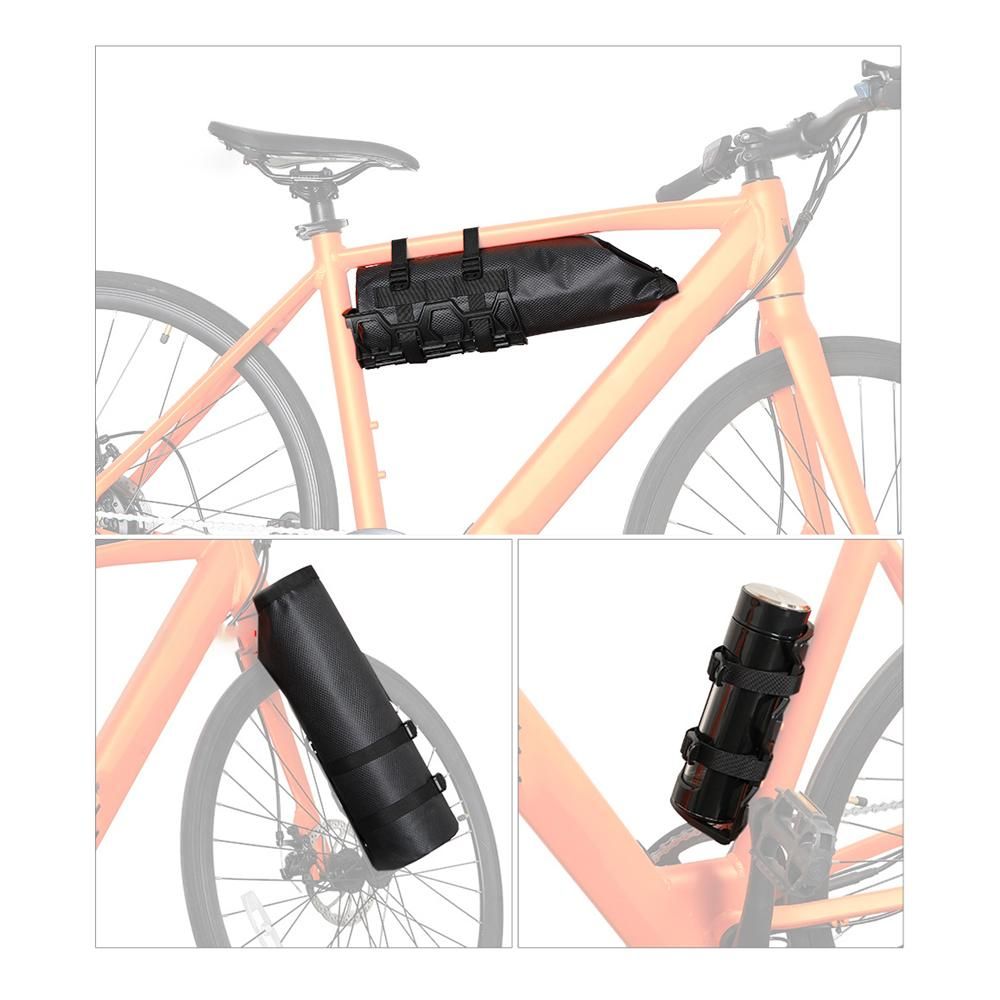 Bike Front Frame Bag Multifunctional Luggage Bag Waterproof Bicycle Front Fork Bag Bike Accessories Pouch for MTB Mountain Road Bike