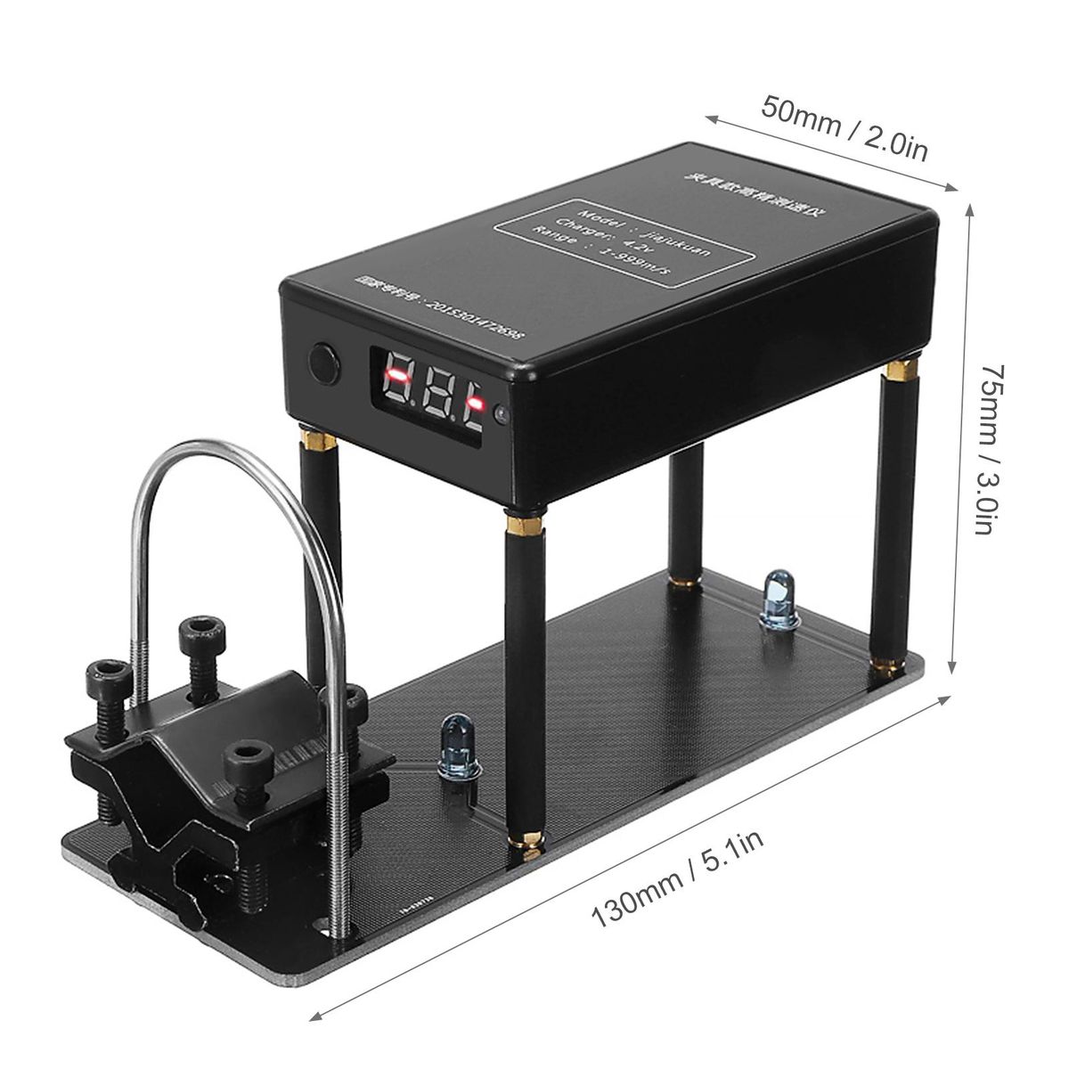 Mini Speed Measuring Instrument Stable Initial Speed Meter High Accuracy Speed Tester