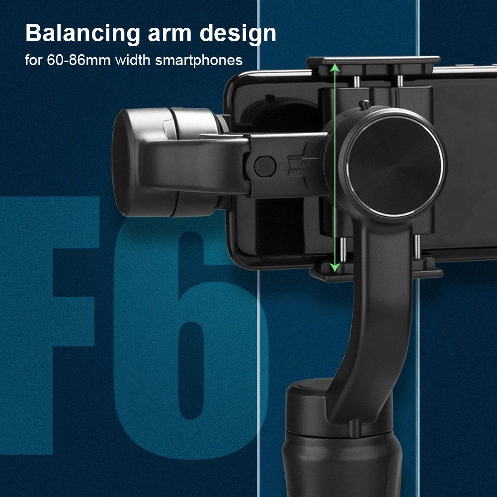 F6 Smartphone Gimbal 3-Axis Handheld Stabilizer Compatible