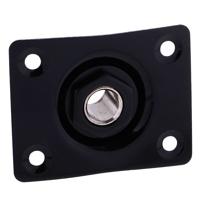 2 Rectangle Indented Guitar Jack Plate Socket Plug For TL ST Electric