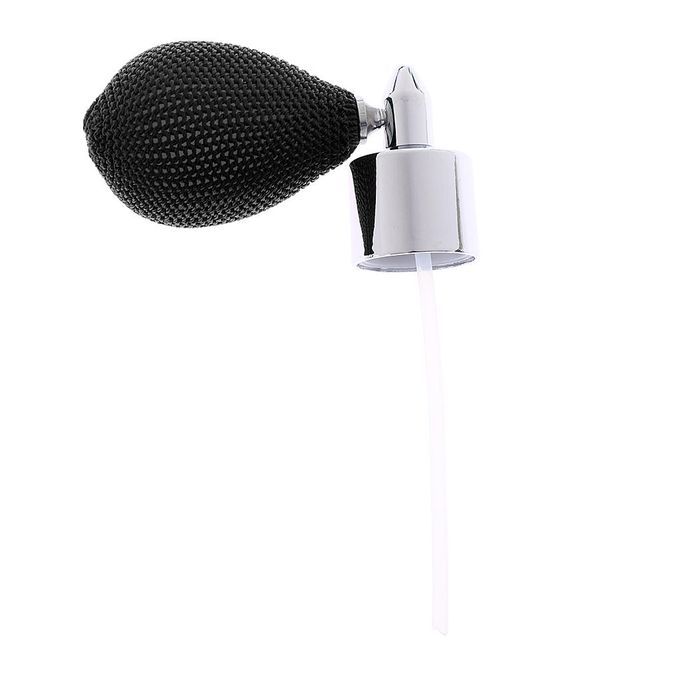 Retro Glass  Bottles Silver Cap Short   Pump Black