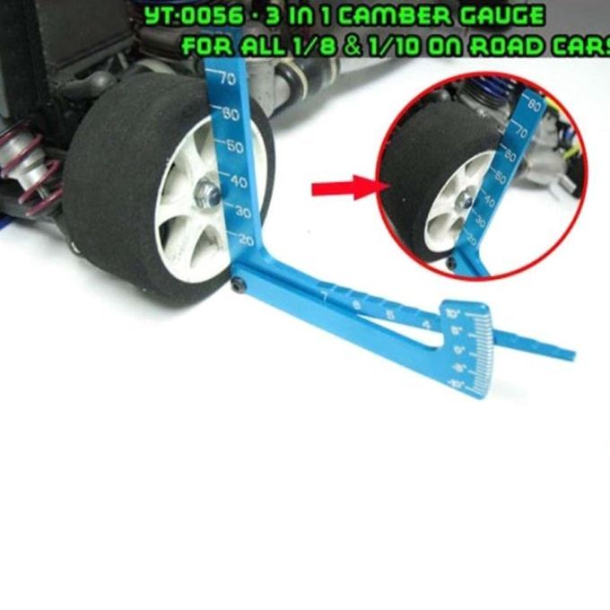 3 In 1 Aluminium Alloy Cars Auto Adjustable Measuring Angle-