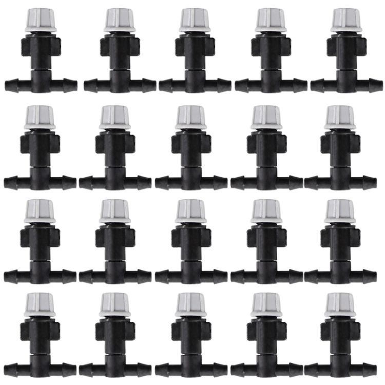 20pcs TF-118 Both Sides Connection 4/7mm Capillary (Gray)