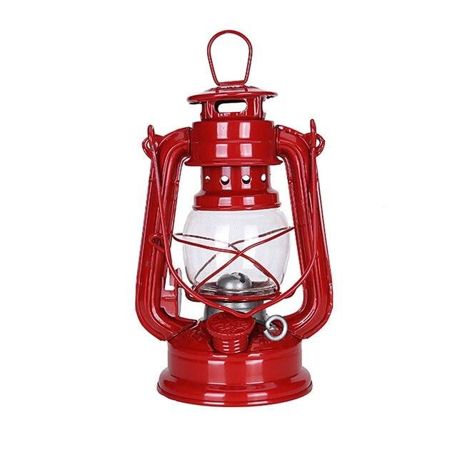 19/25cm Retro Outdoor Camping Kerosene Lamp Portable Lantern Bronze Colored Oil Lamp Vintage Photo Props Outdoor Camping Lights