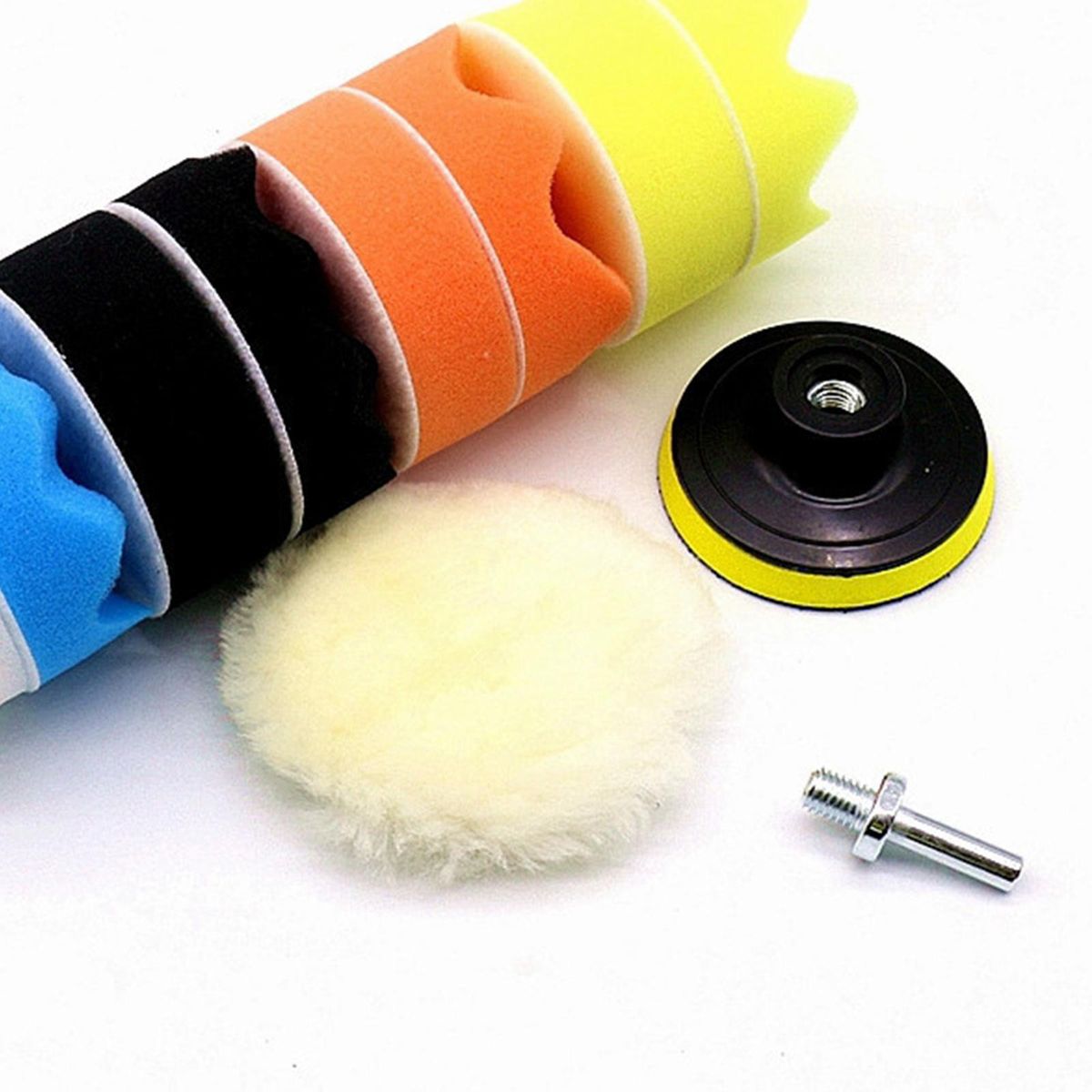 11x 3"/4"/5" Car Auto Polishing  Buffing Sponge Pads