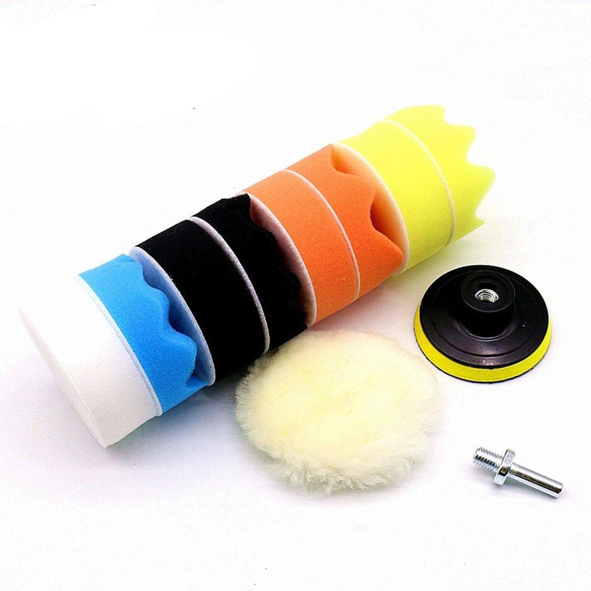 11x 3"/4"/5" Car Auto Polishing  Buffing Sponge Pads