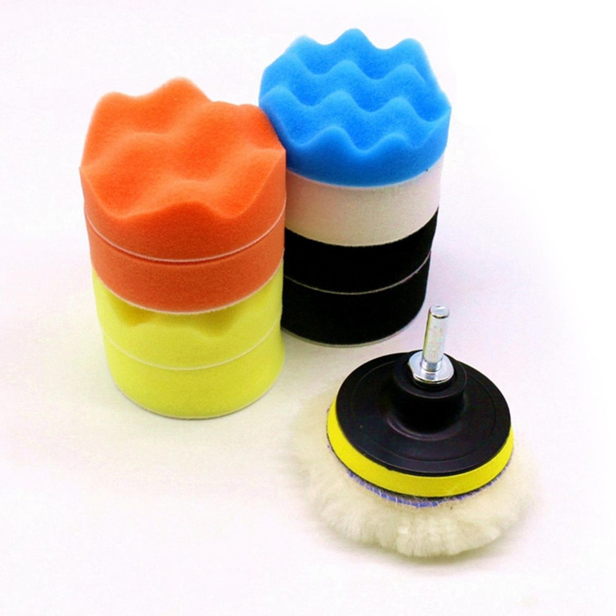 11x 3"/4"/5" Car Auto Polishing  Buffing Sponge Pads