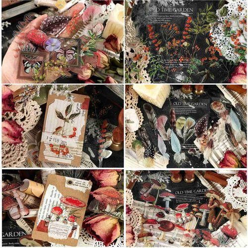 240PCS Transparent Decorative Stickers,Special