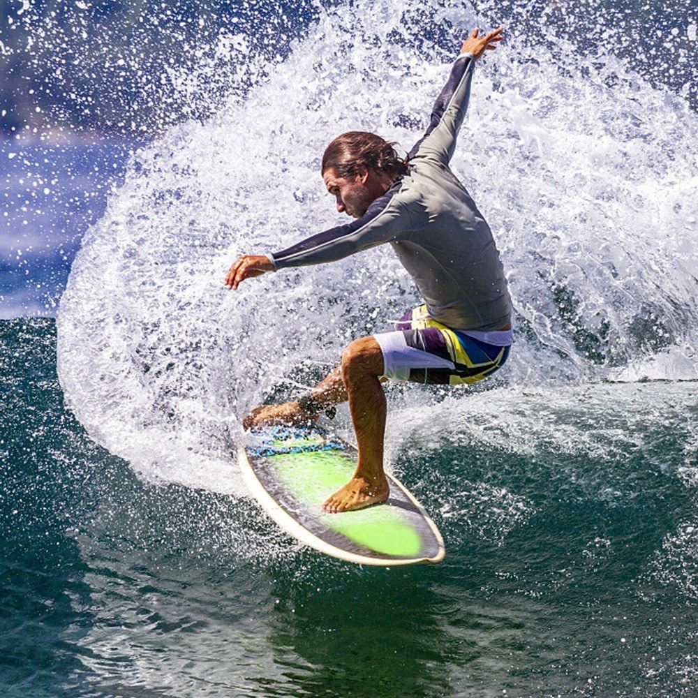SUP Leash 10 Foot Elastic Coiled Stand Up Paddle Board