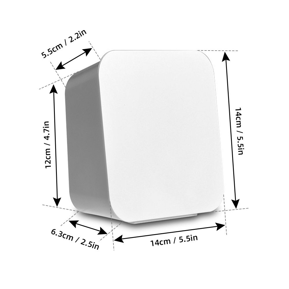 Wall Mounted Storage Box Holder For Q-tip Makeup Pad