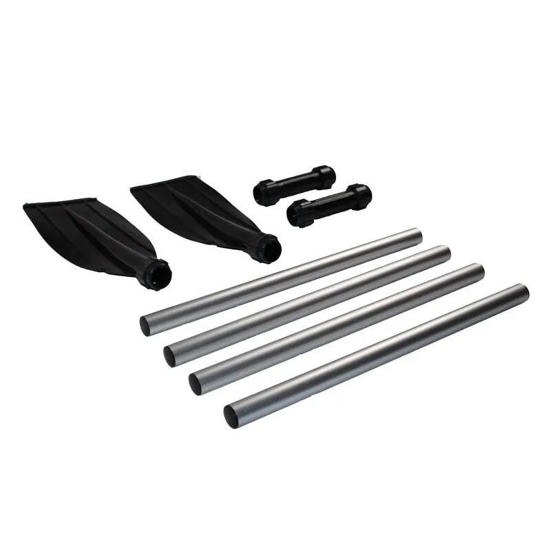 water sport aluminium paddle oar aluminium shaft oar one pair 122cm for paddling pad inflatable boat fishing boat kayak A01001