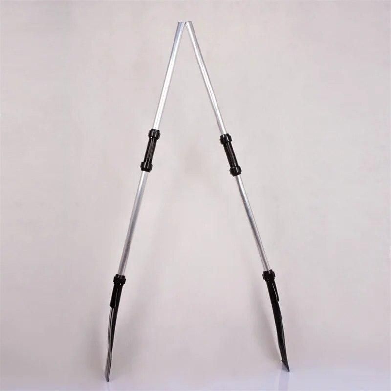 water sport aluminium paddle oar aluminium shaft oar one pair 122cm for paddling pad inflatable boat fishing boat kayak A01001