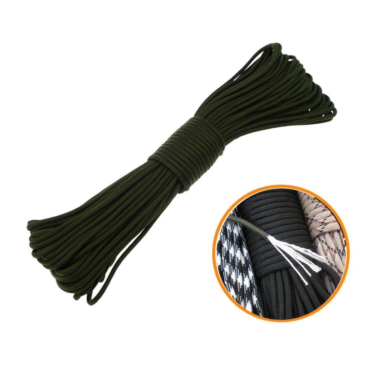 100FT 550 Paracord Parachute Cord Lanyard Mil Spec Type III 7 Strand Core Rope