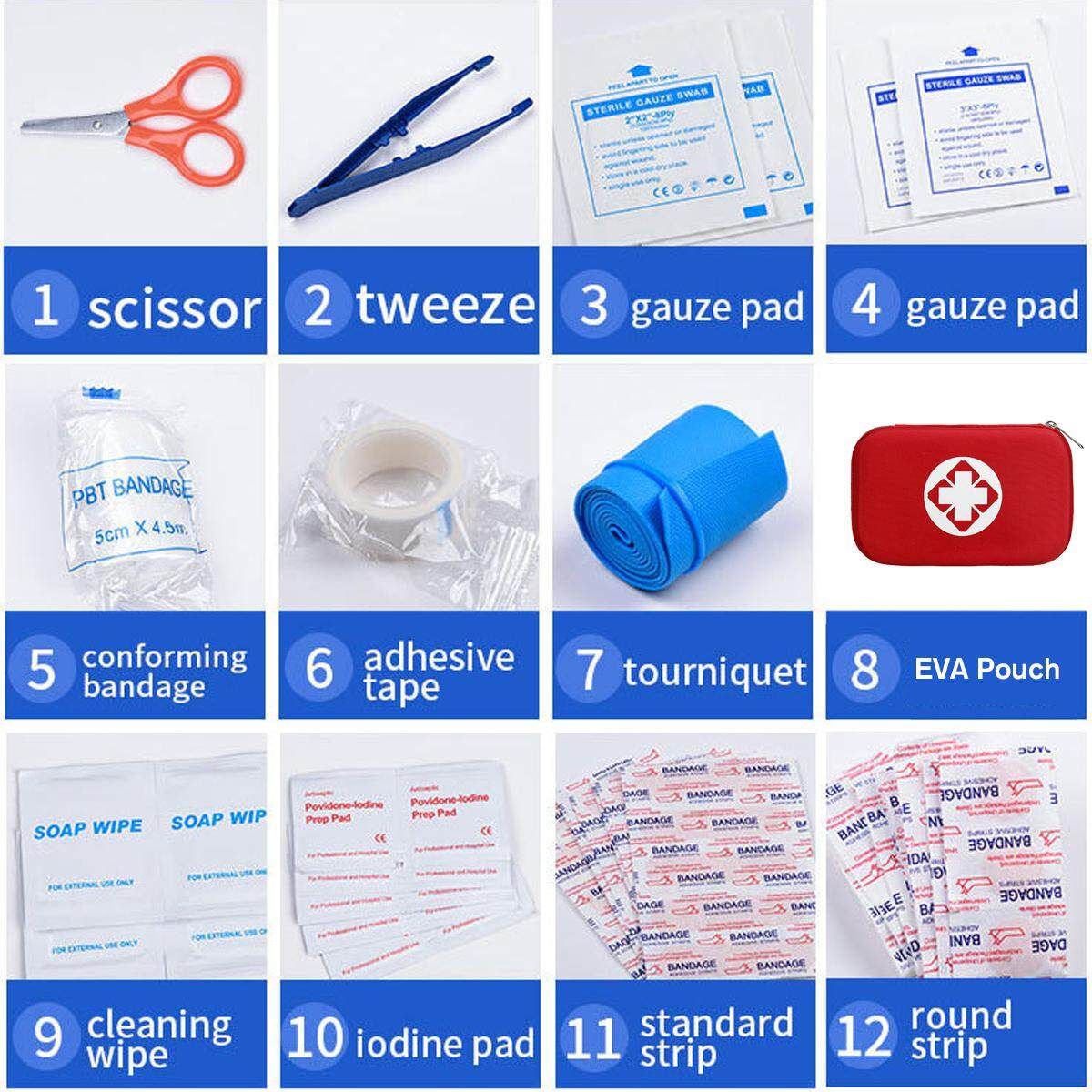 430PCS Outdoor Emergency Survival Kit Gear For Home Travel Office Car Camping Hiking Sport