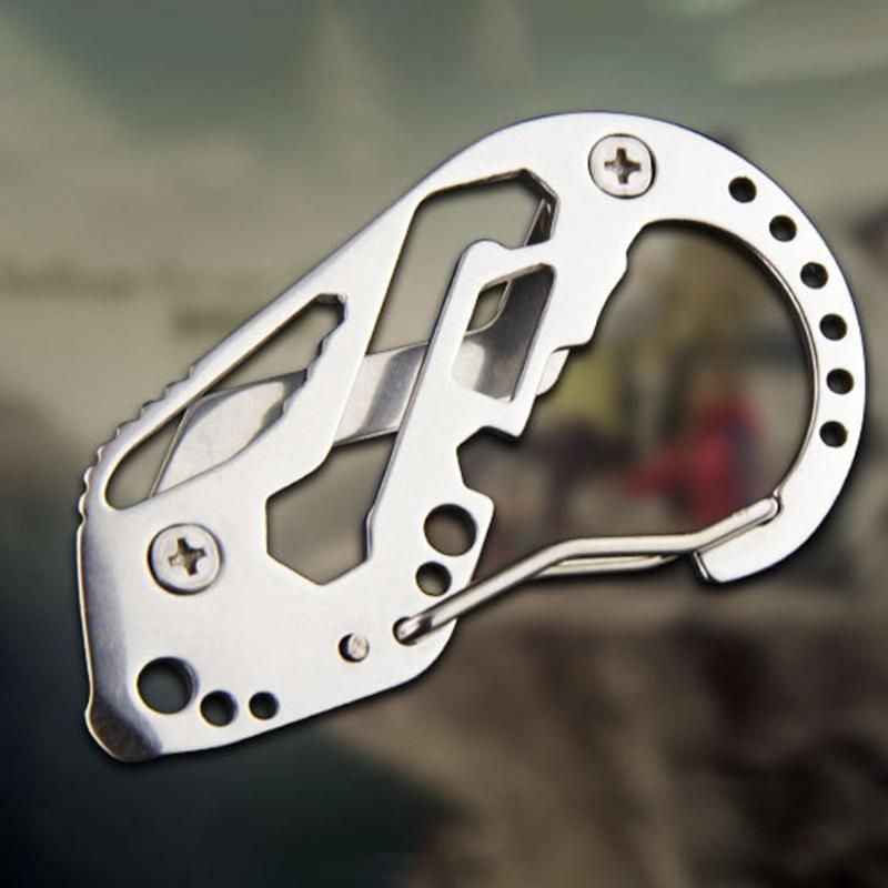 Multitool Carabiner Stainless Steel Multitool Keychain EDC