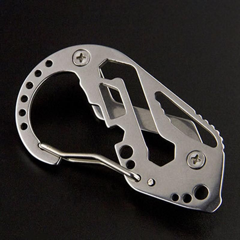 Multitool Carabiner Stainless Steel Multitool Keychain EDC
