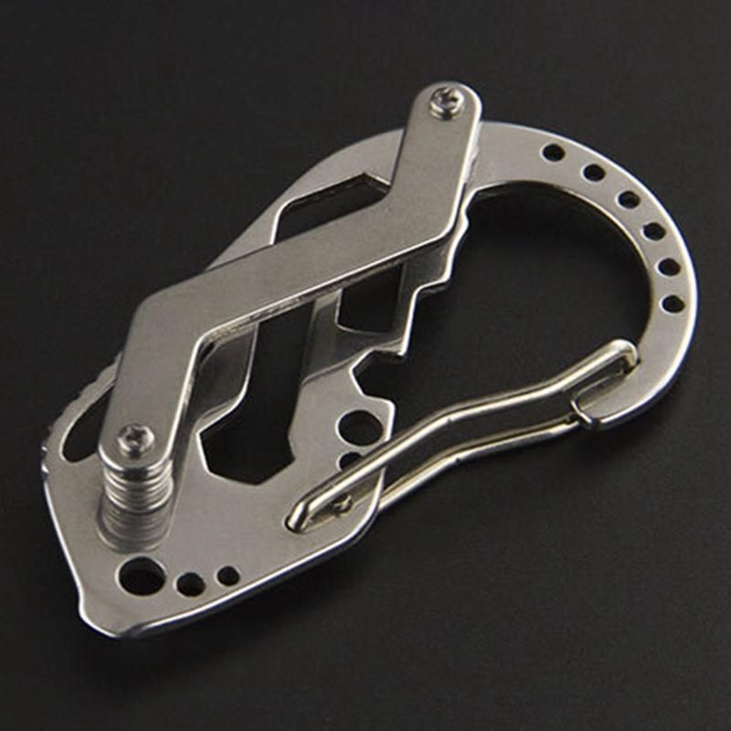 Multitool Carabiner Stainless Steel Multitool Keychain EDC
