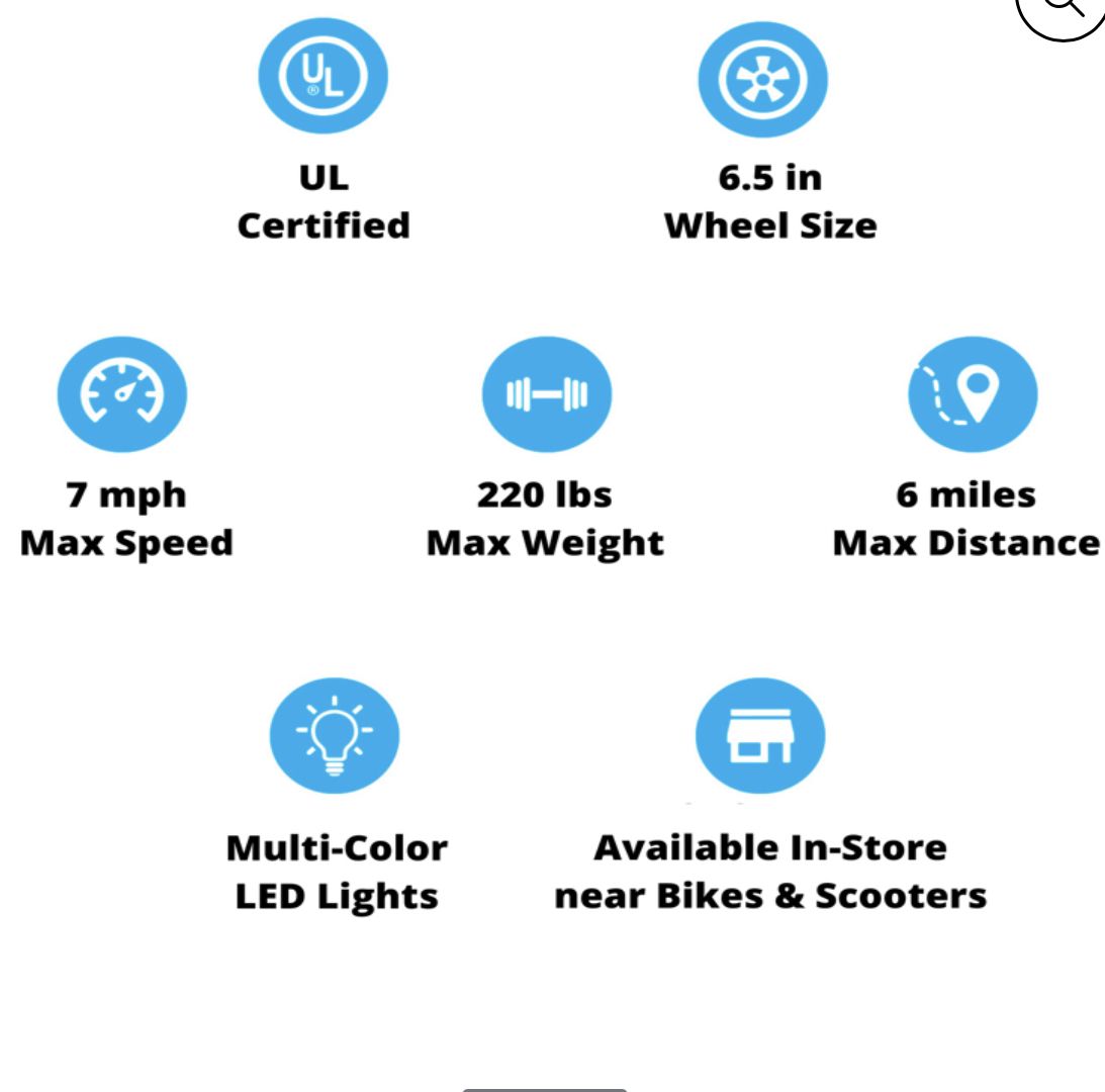 Hover-1 All-Star Hoverboard & Go-Kart Attachment Combo, Black With LED Multi-Color Wheel Board Lights, 6.5? Board Tires, Hand-Operated Real-Wheel Drive, Adjustable Seat And Frame, Up To 220lbs., 7 Mph
