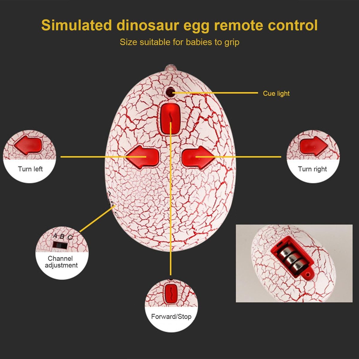 Remote Control Snake Toy Realistic Infrared Remote for Halloween Black