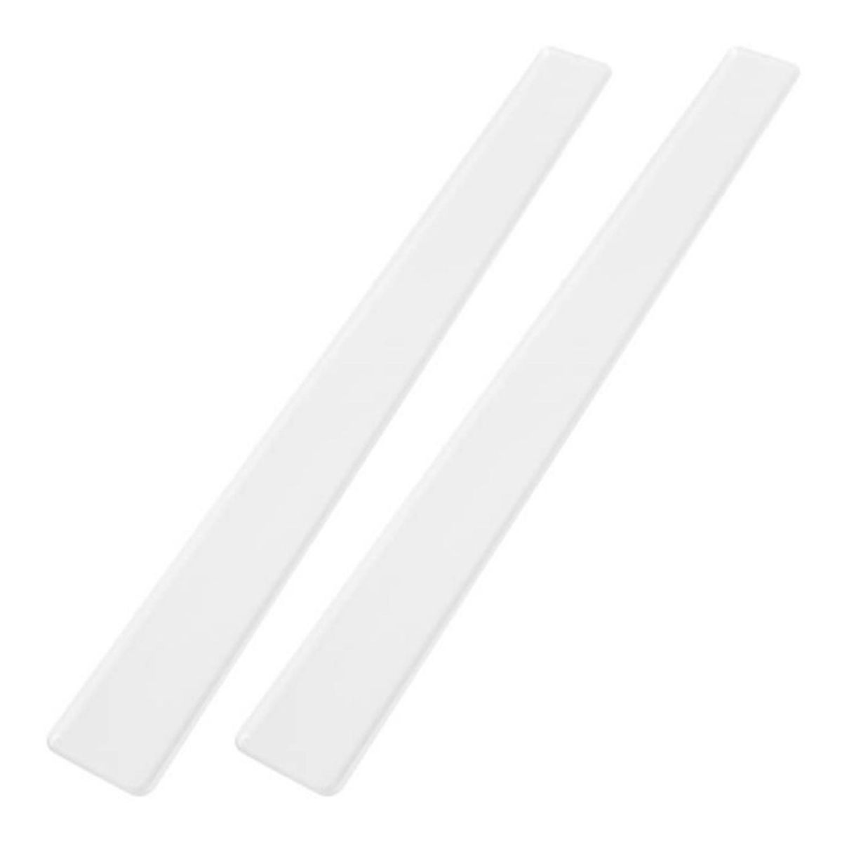 2Pcs Measuring Dough Strip Rectangle Transparent Acrylic