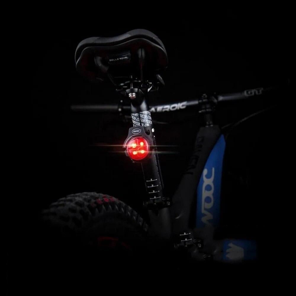 Brake Warning Bike Light Rear USB Rechargeable Bicycle Led Flash Rear Light for Bicycle Cycling Detachable WaterProof Taillight