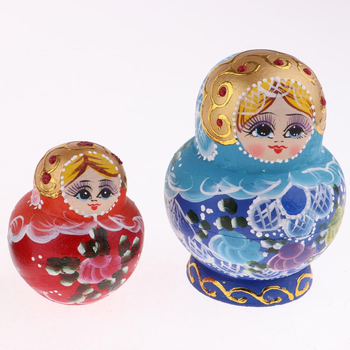 Girls Printed 10PCS Russian Matryoshka Nesting