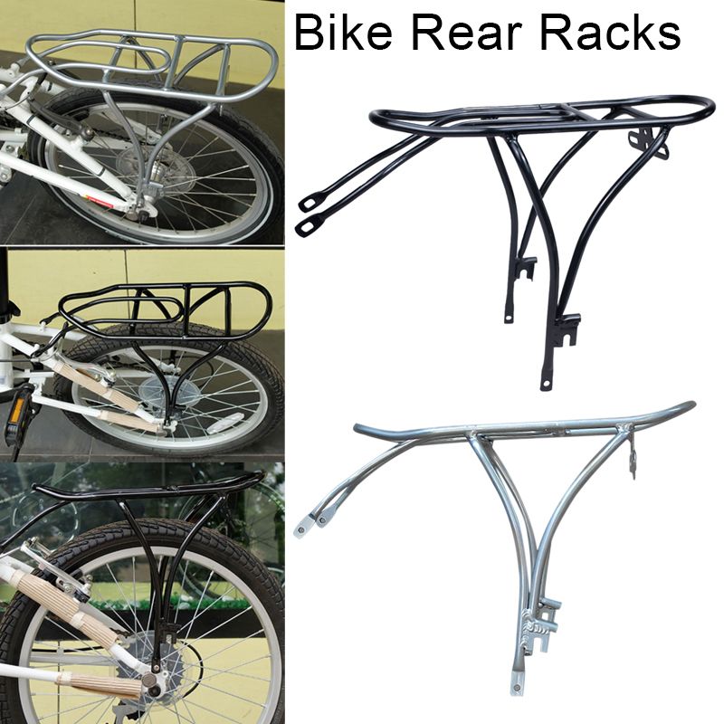 Aluminum Alloy Bike Rear Racks 20 Inch Durable Bike Rear