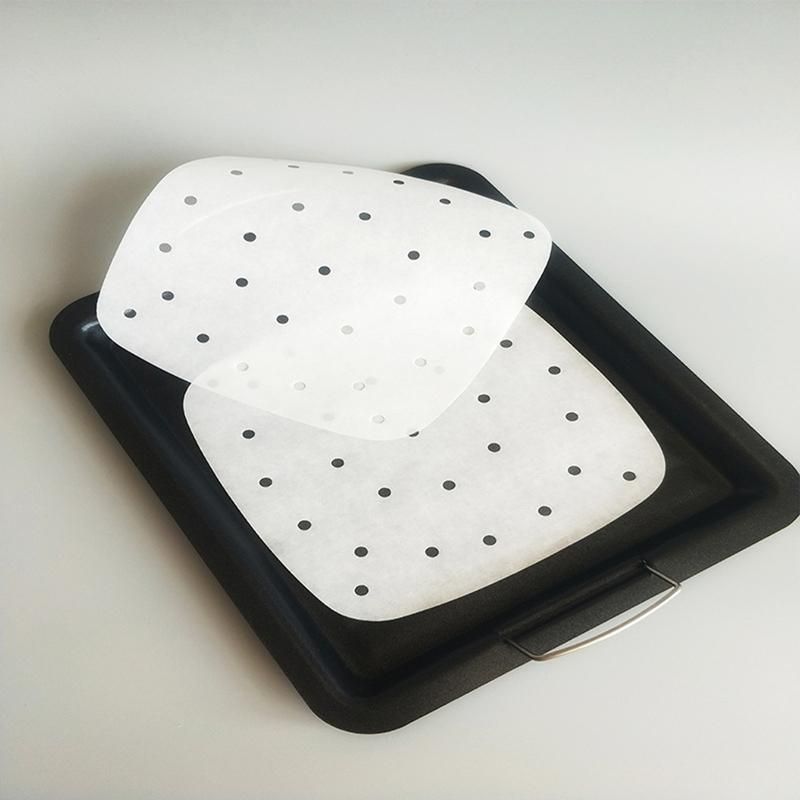 100Pcs Perforated Non Sticky Baking Paper Bread Snack