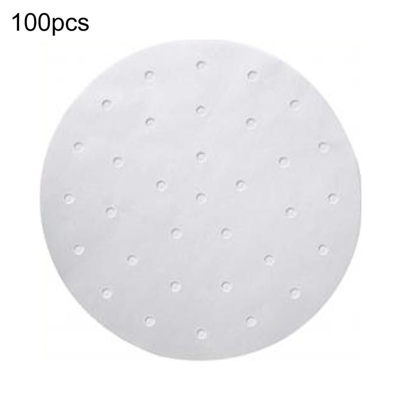 100Pcs Perforated Non Sticky Baking Paper Bread Snack
