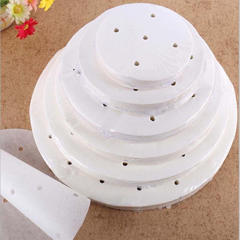 100Pcs Perforated Non Sticky Baking Paper Bread Snack