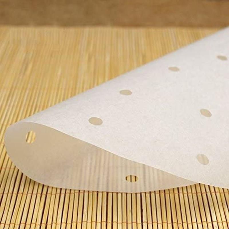 100Pcs Perforated Non Sticky Baking Paper Bread Snack