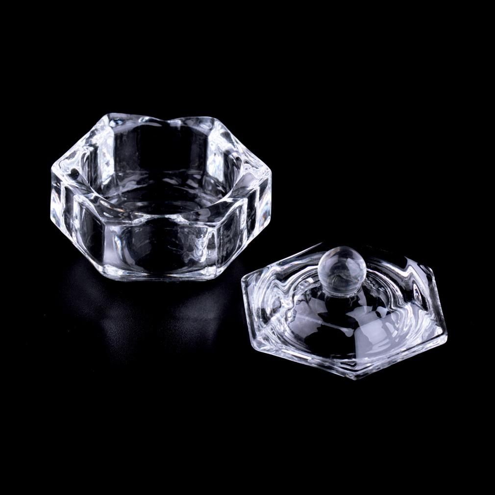 New Nail Art Acrylic Crystal Glass Dappen Dish Bowl Cup