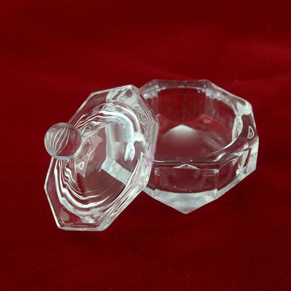New Nail Art Acrylic Crystal Glass Dappen Dish Bowl Cup