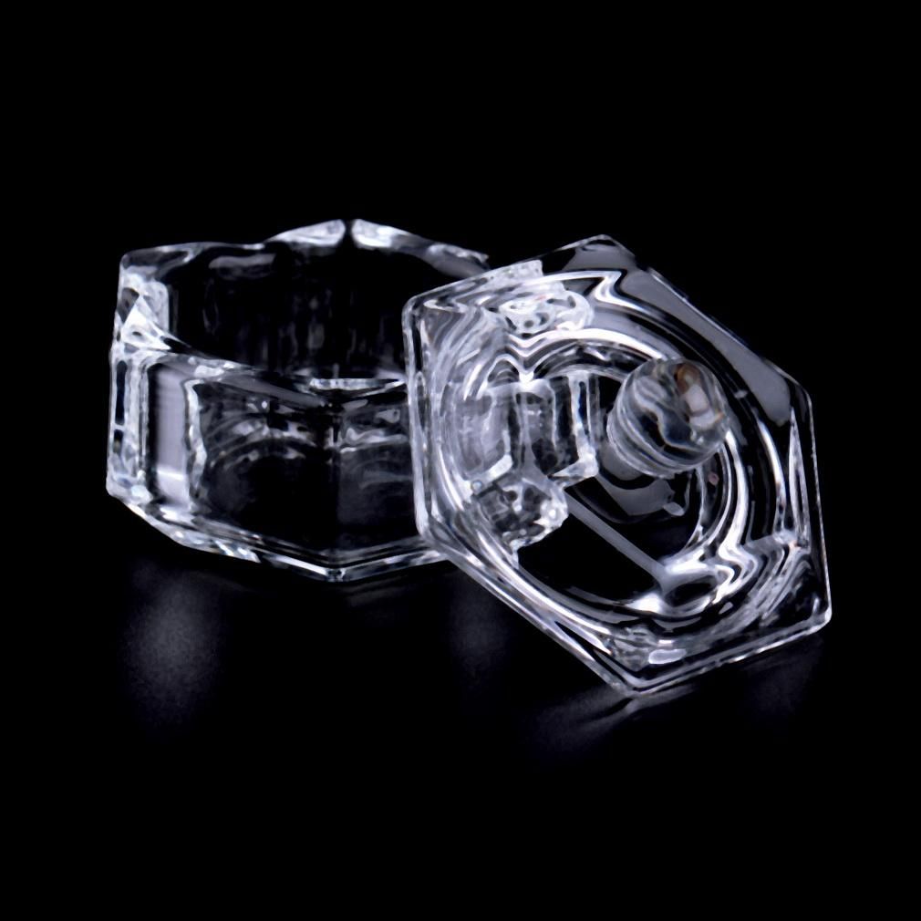 New Nail Art Acrylic Crystal Glass Dappen Dish Bowl Cup