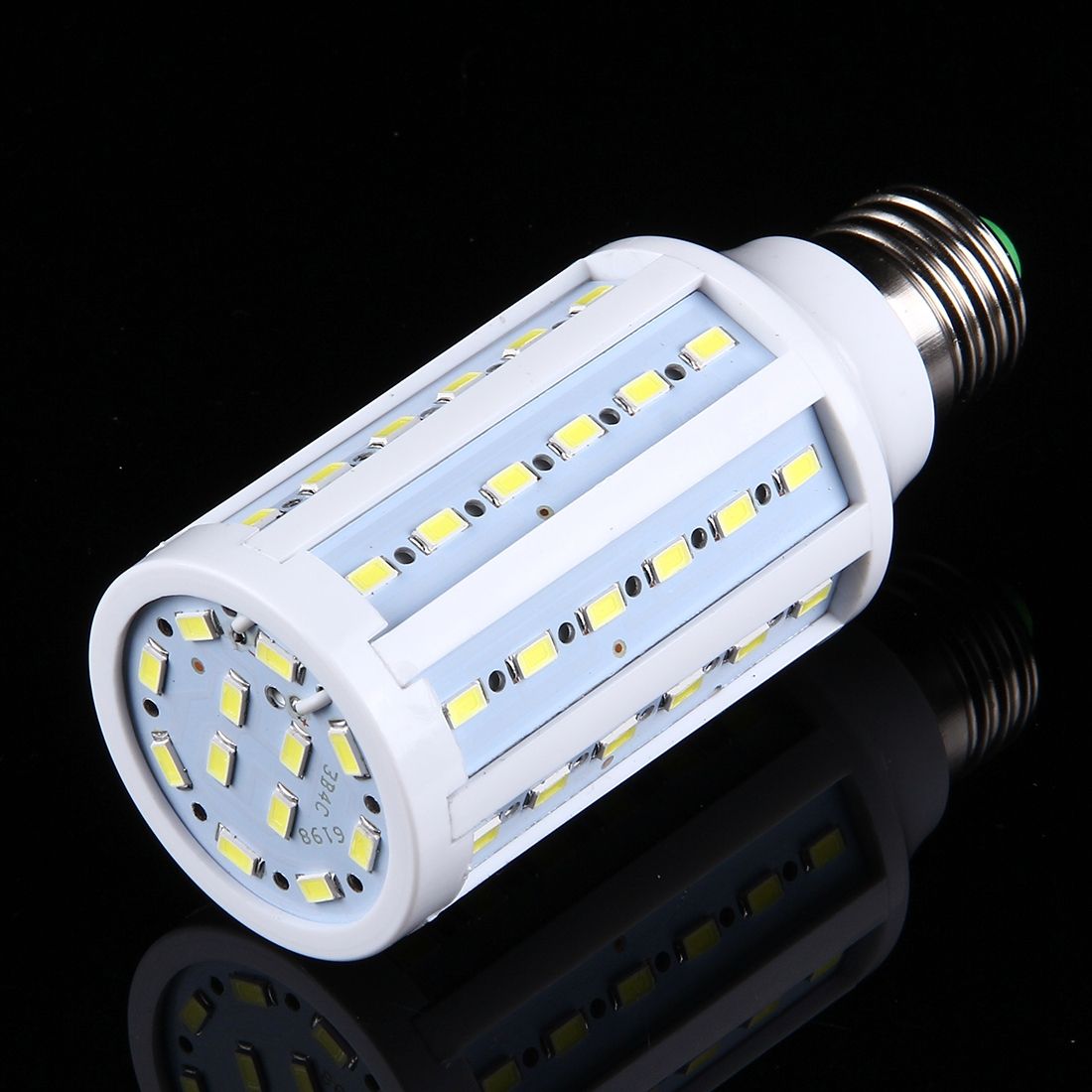 15W PC Case Corn Light Bulb, E27 1280LM 60 LED SMD 5730, AC 85-265V(Warm White)